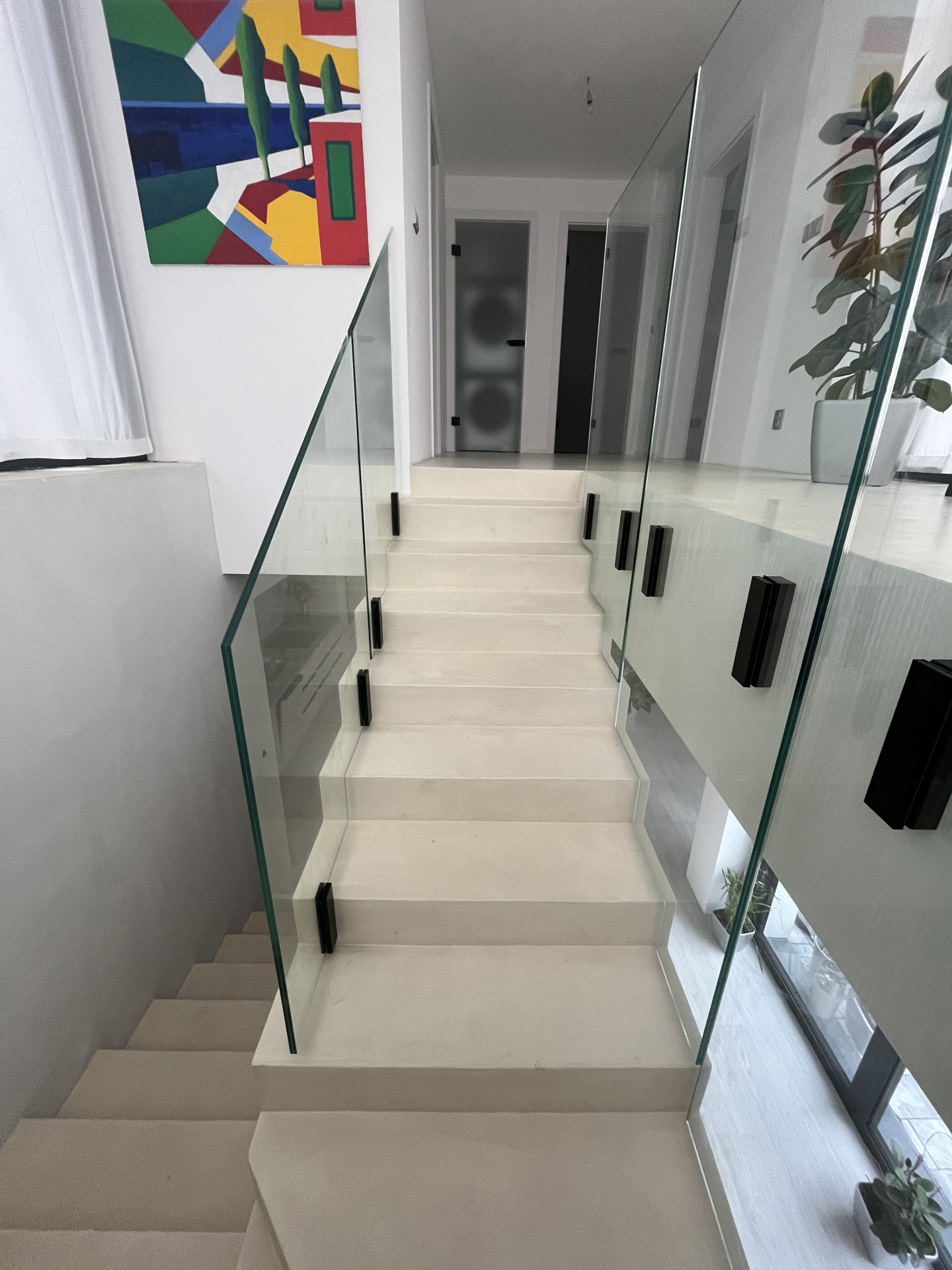 Designové skleněné zábradlí 2